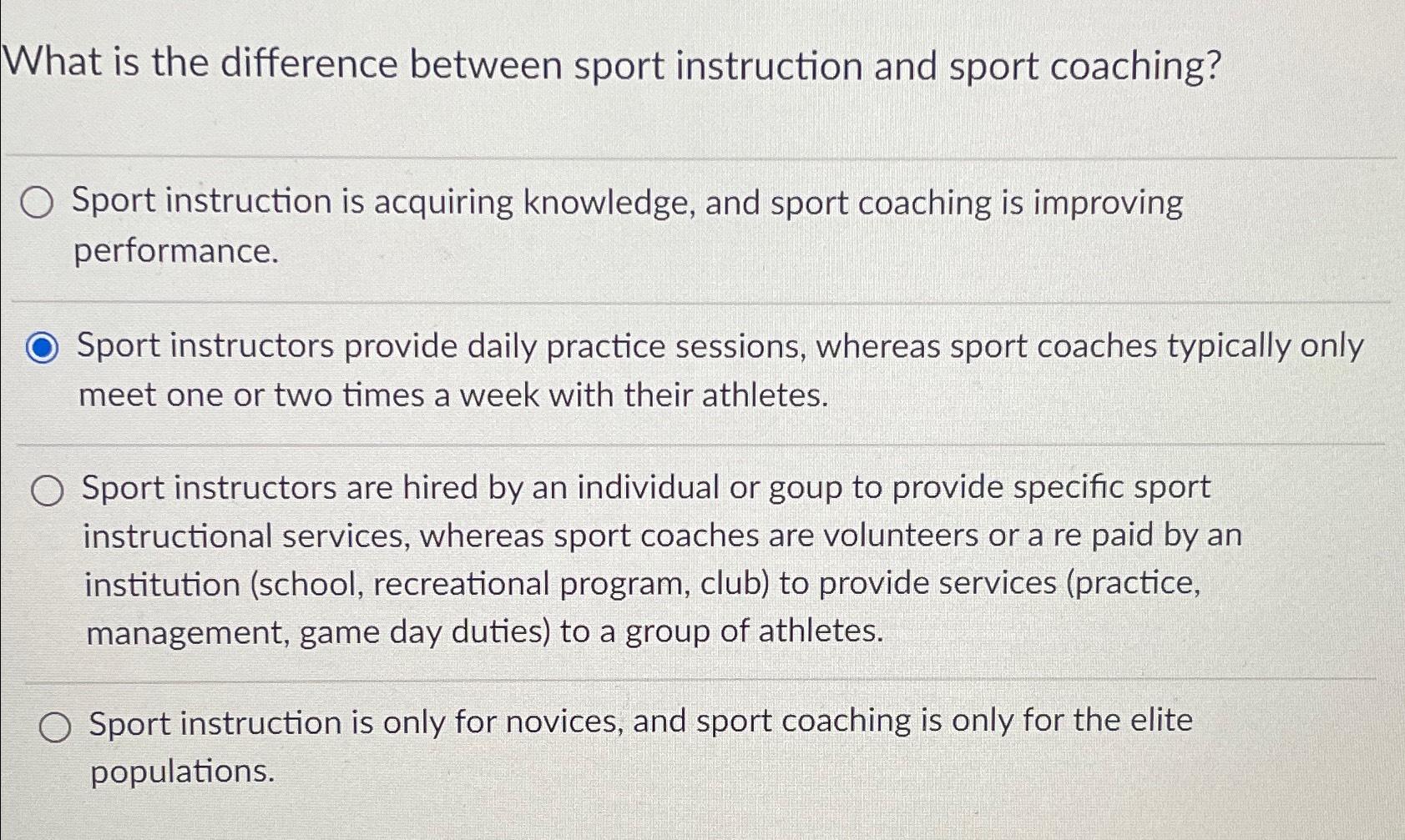 7 Expert Insights: What Is the Difference Between Sport Instruction and Sport Coaching (And Why It Matters)