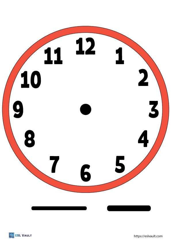 7 Expert Ways to Use Free Printable Clock Face with Hands PDF for Fun and Learning
